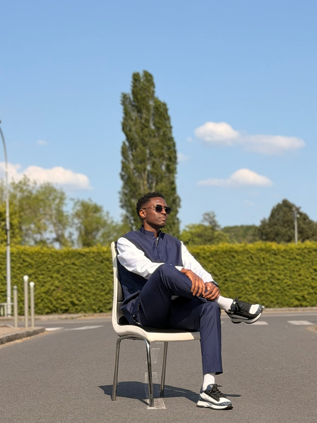 Ensemble Homme col bateau